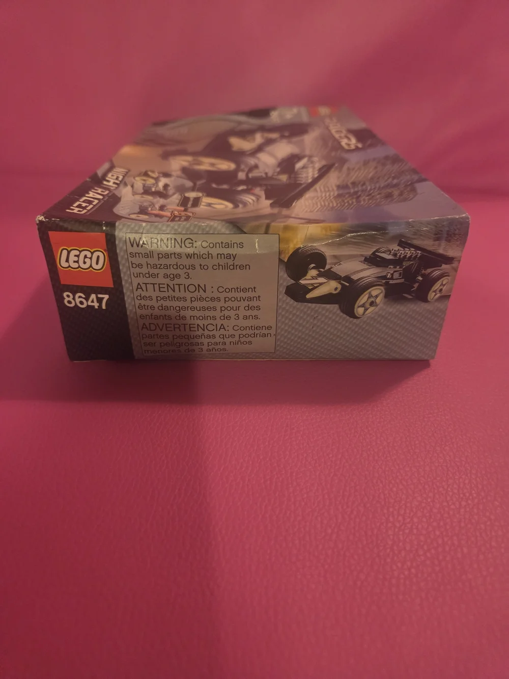 Lego Black and Yellow Night Racer